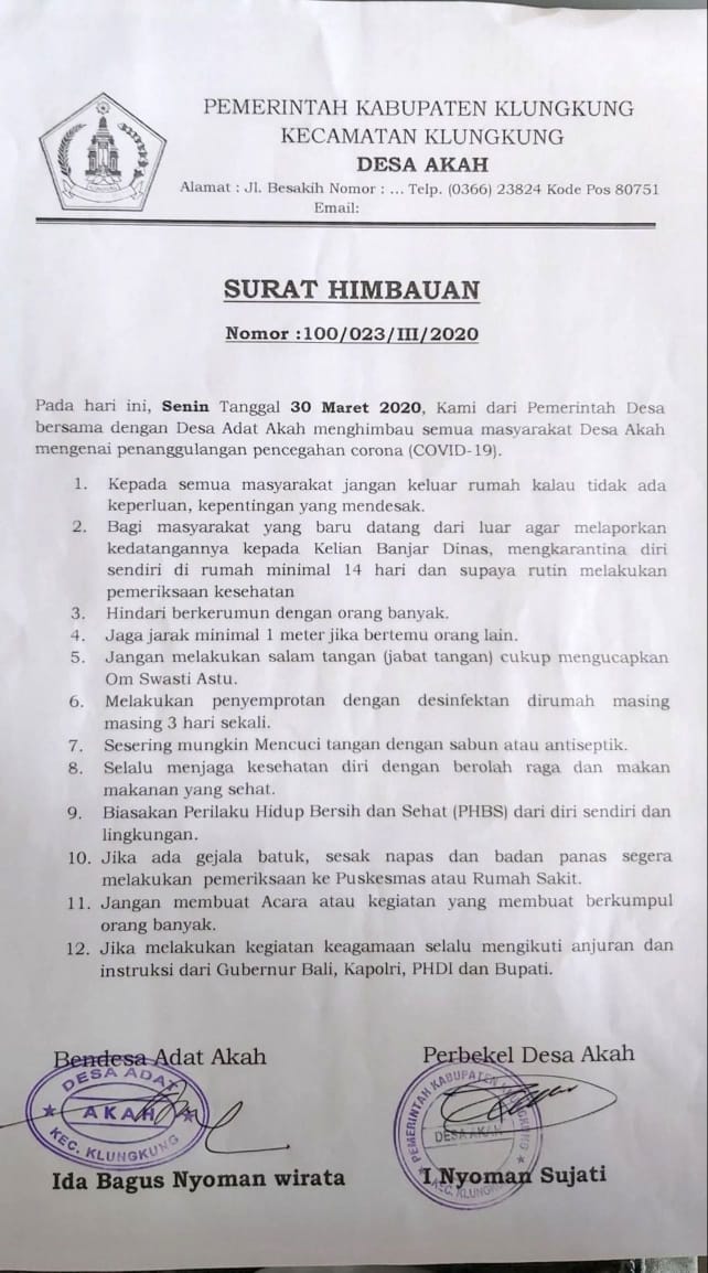 Detail Contoh Surat Edaran Untuk Masyarakat Nomer 47