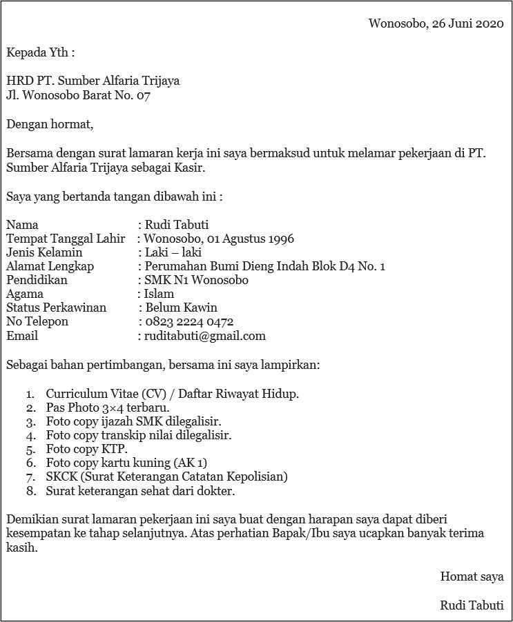 Detail Contoh Surat Email Nomer 47