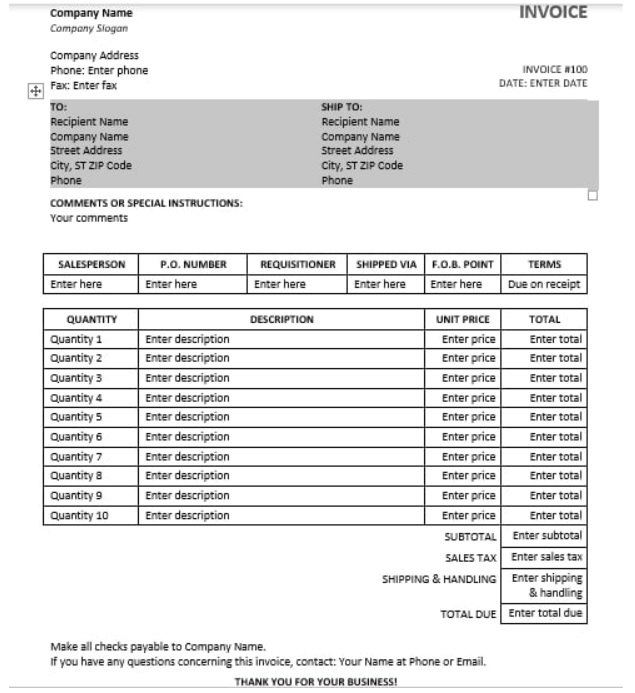 Detail Contoh Surat Faktur Nomer 50