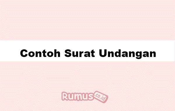 Detail Contoh Surat Formal Dan Informal Nomer 34