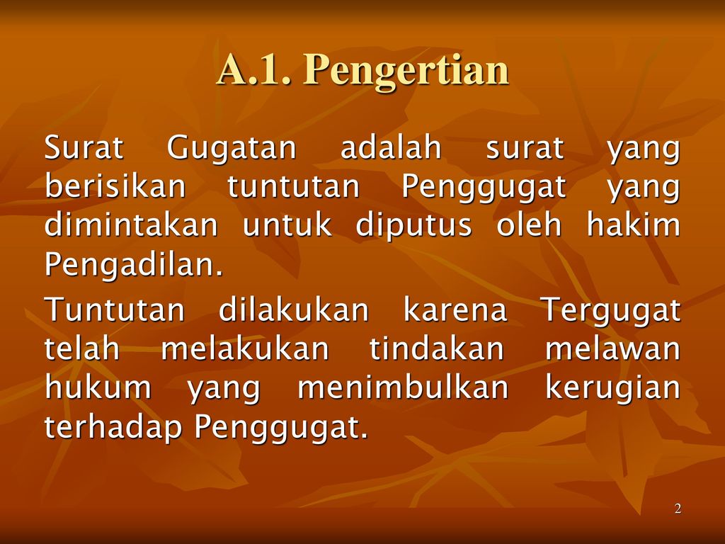 Detail Contoh Surat Gugatan Phi Nomer 41