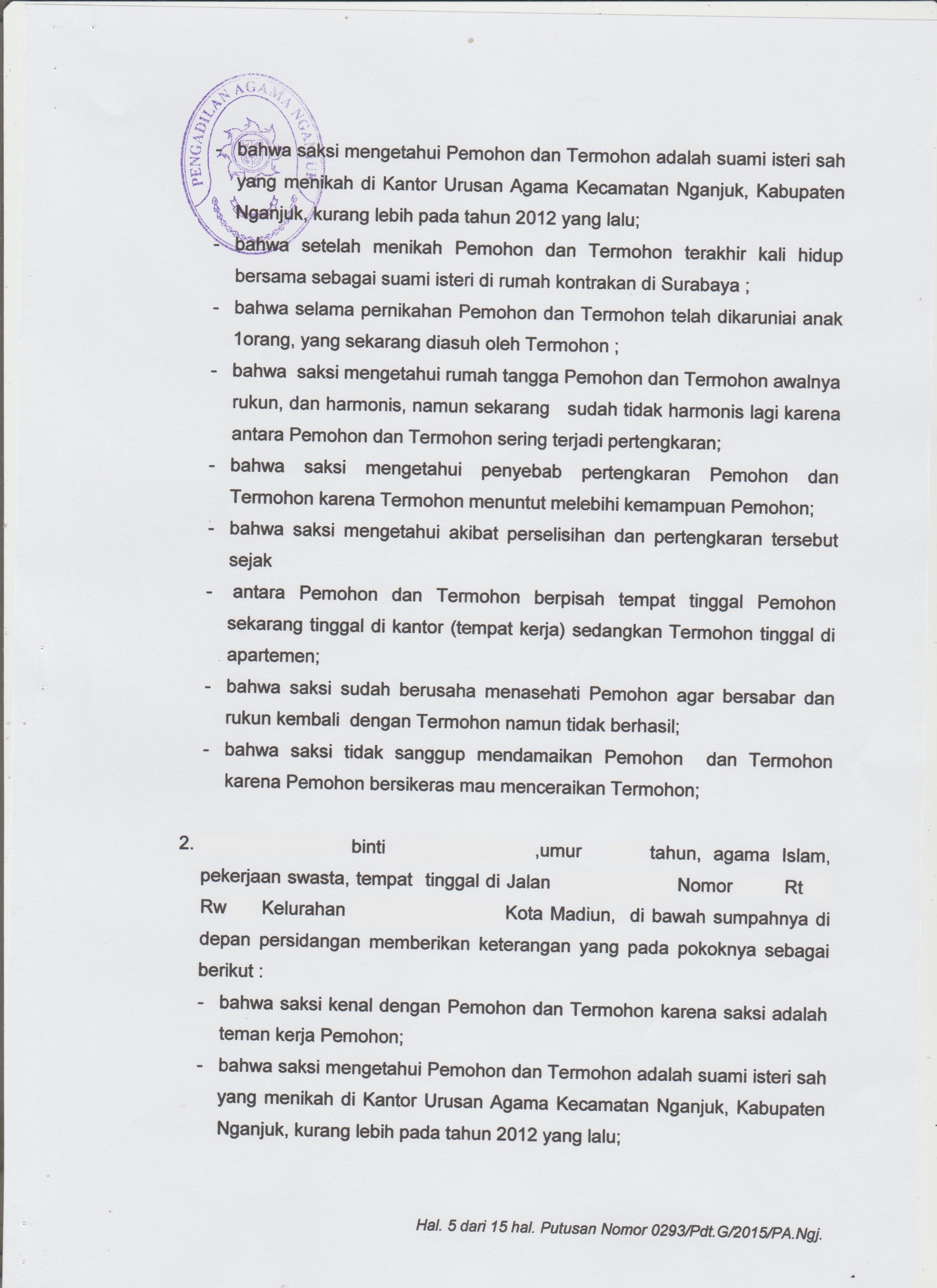 Detail Contoh Surat Hak Asuh Anak Dari Pengadilan Nomer 22