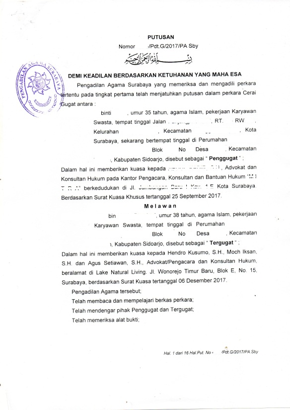 Detail Contoh Surat Hak Asuh Anak Dari Pengadilan Nomer 35