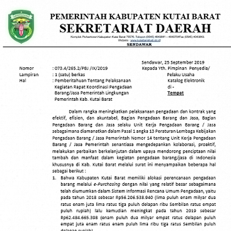 Detail Contoh Surat Hasil Rapat Nomer 45