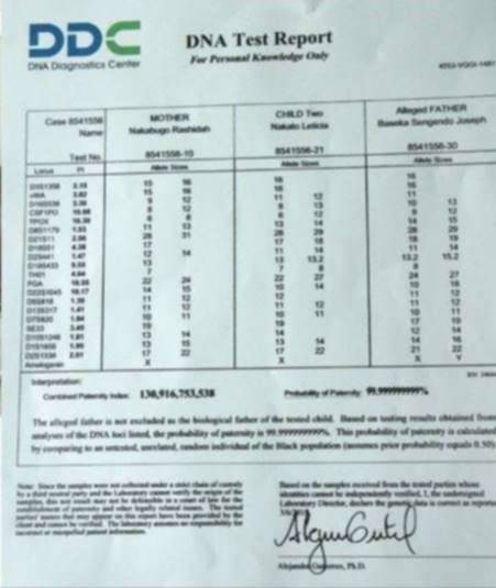 Detail Contoh Surat Hasil Tes Dna Nomer 33