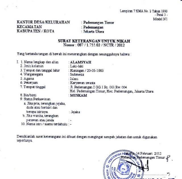 Detail Contoh Surat Hasil Tes Keperawanan Nomer 4