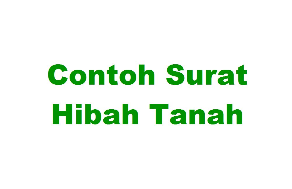 Detail Contoh Surat Hibah Tanah Untuk Masjid Nomer 29