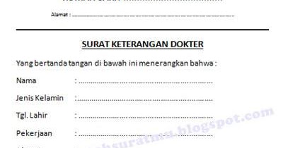 Detail Contoh Surat Ijin Dokter Nomer 32