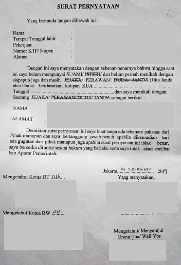 Download Contoh Surat Imunisasi Nikah Nomer 17