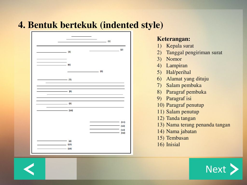Detail Contoh Surat Indented Style Nomer 50
