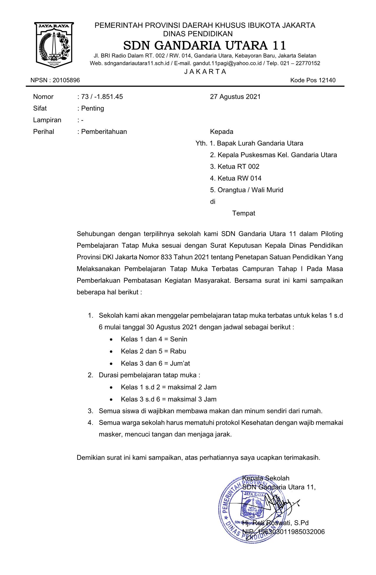 Detail Contoh Surat Informasi Nomer 41