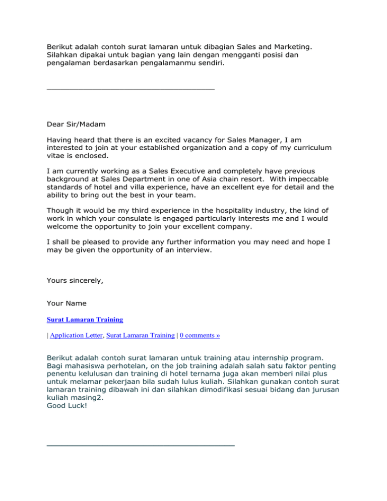 Detail Contoh Surat Interview Nomer 47