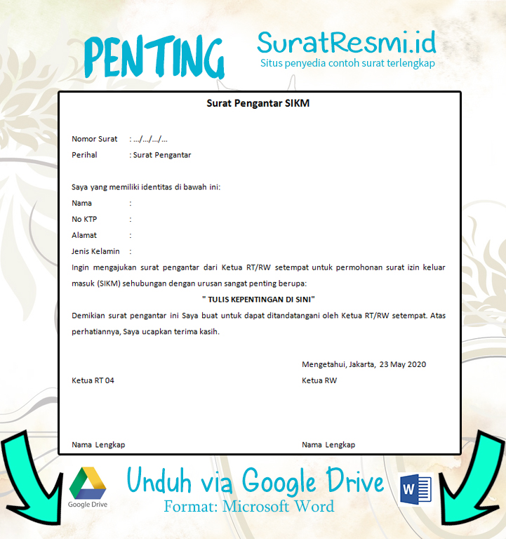 Detail Contoh Surat Izin Bepergian Ke Luar Negeri Nomer 41