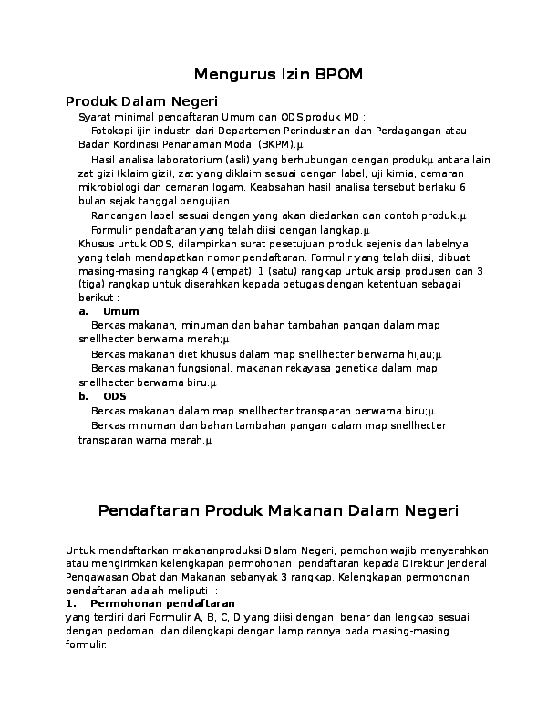 Detail Contoh Surat Izin Bpom Nomer 5