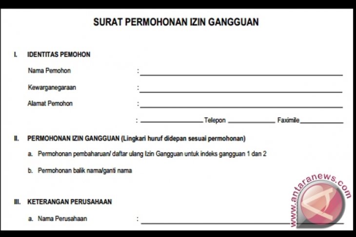 Detail Contoh Surat Izin Gangguan Ho Nomer 15