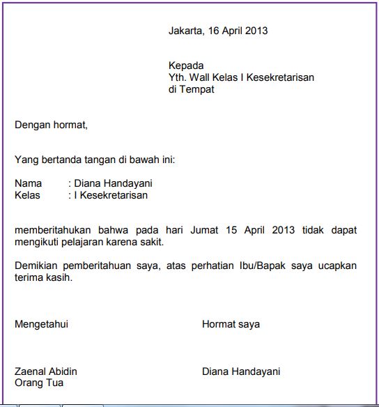 Detail Contoh Surat Izin Kantor Nomer 19