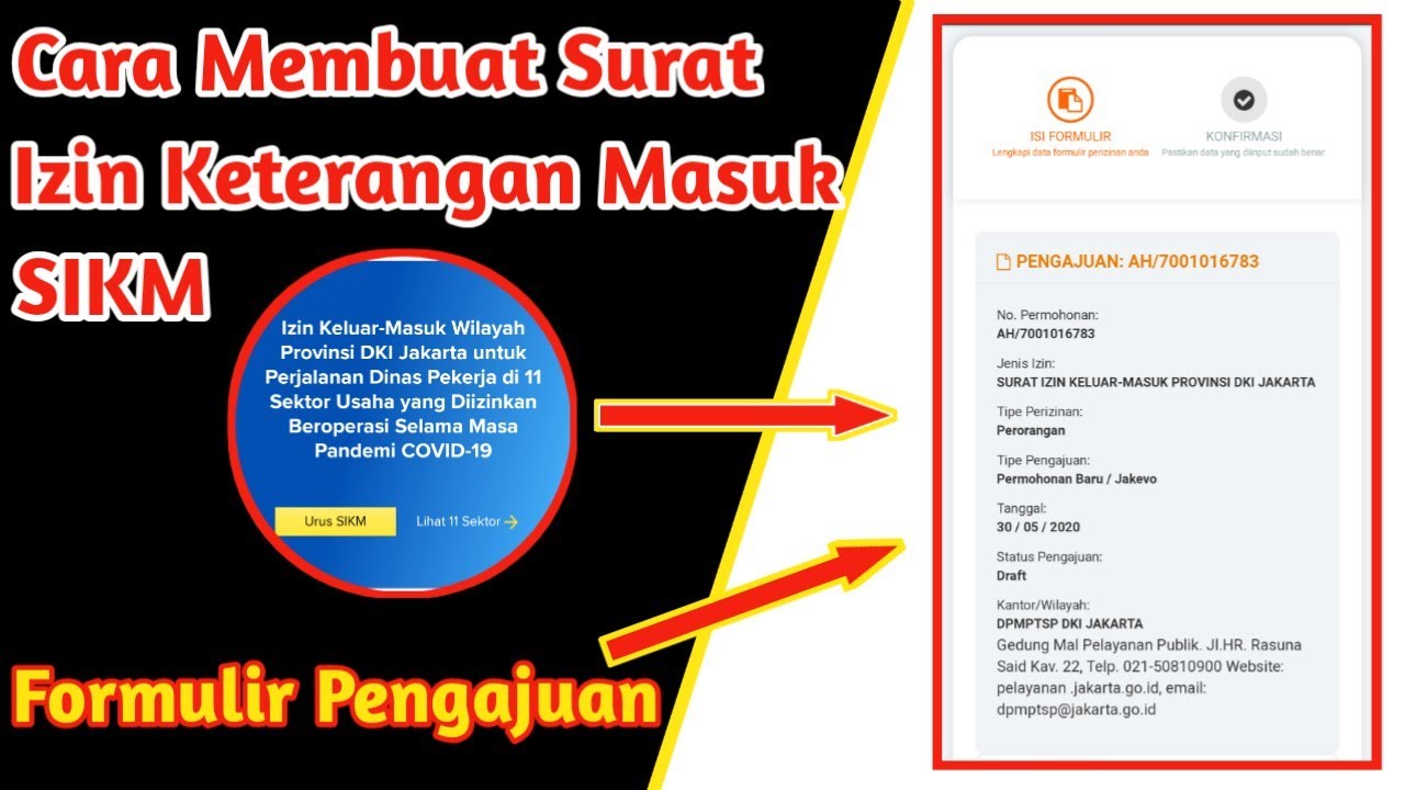 Detail Contoh Surat Izin Keluar Masuk Jakarta Nomer 30