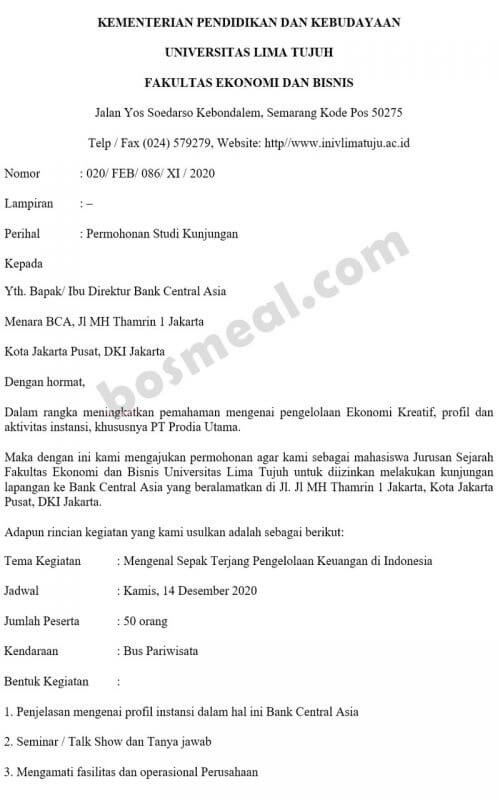 Detail Contoh Surat Izin Kunjungan Nomer 33