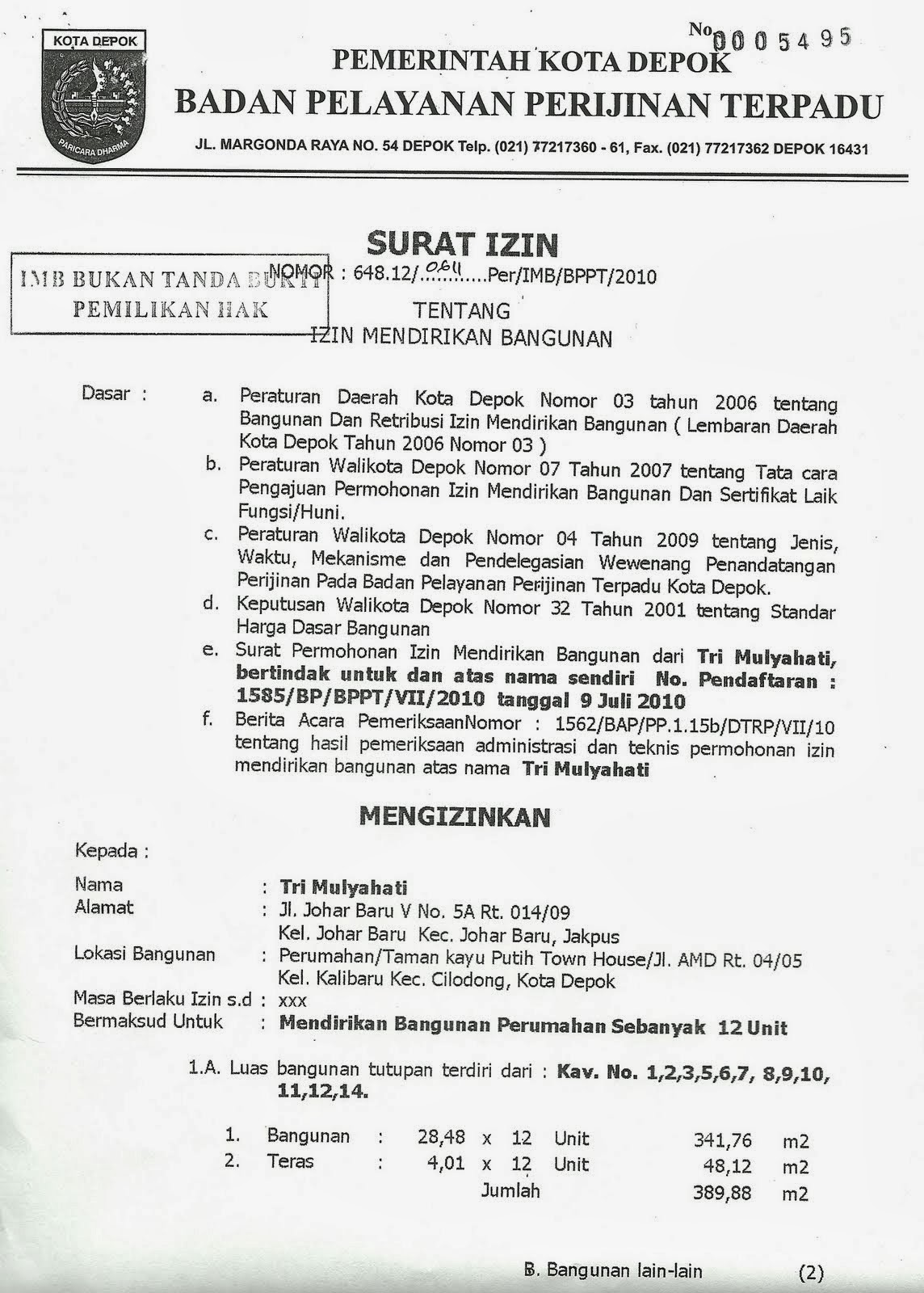 Detail Contoh Surat Izin Mendirikan Bangunan Dari Desa Nomer 21