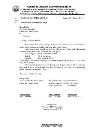 Detail Contoh Surat Izin Pemakaian Tempat Nomer 18