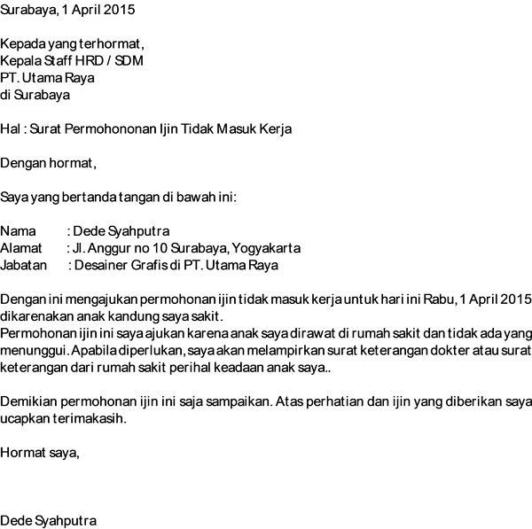 Detail Contoh Surat Izin Pimpinan Nomer 53