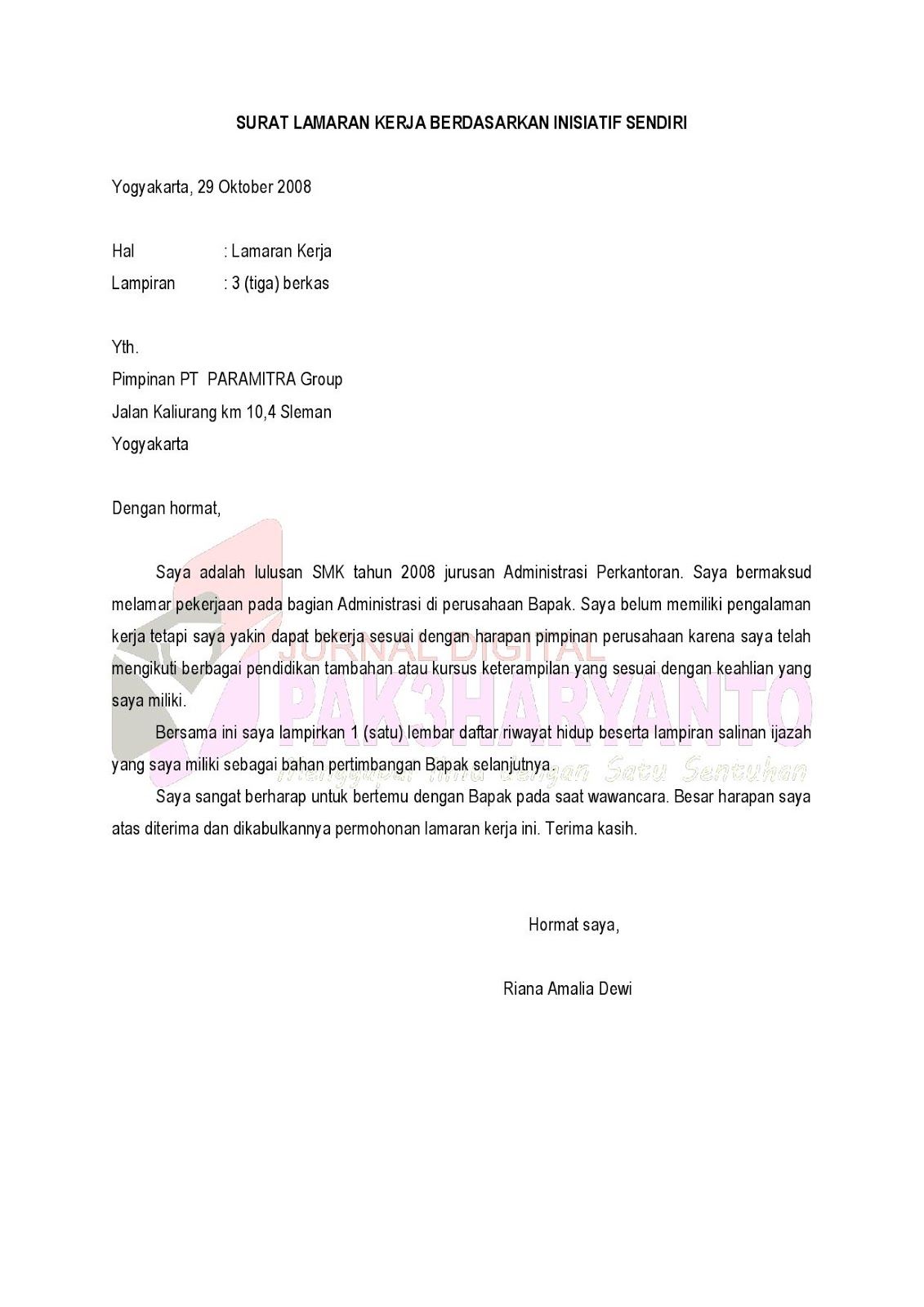 Detail Contoh Surat Izin Pkl Smk Nomer 25