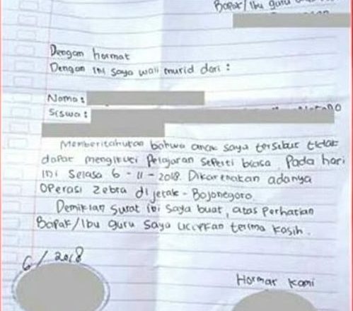 Detail Contoh Surat Izin Sakit Lewat Wa Nomer 27