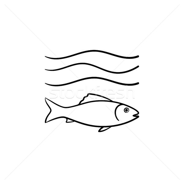 Detail Fisch Gezeichnet Nomer 6