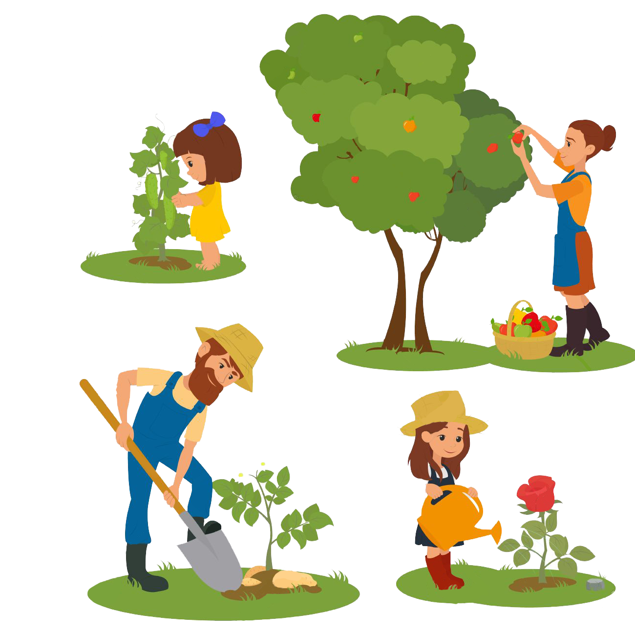 Detail Gardening People Png Nomer 18