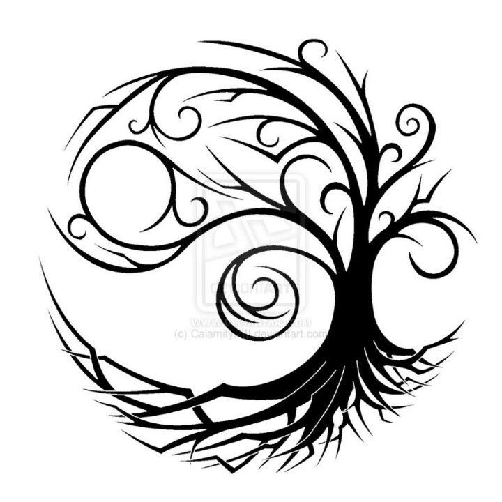 Detail Lebensbaum Mandala Tattoo Nomer 4