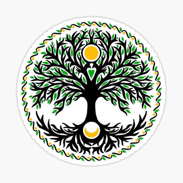Detail Lebensbaum Mandala Tattoo Nomer 9