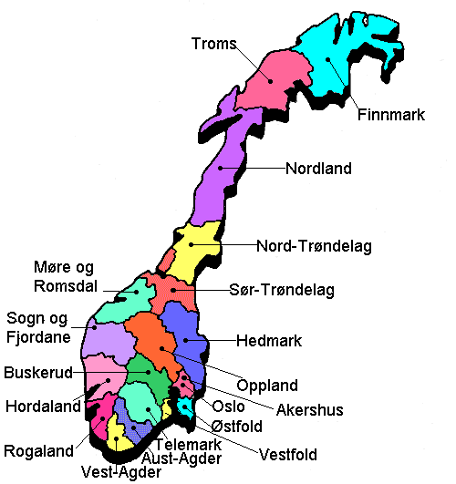 Detail Norwegen Maps Nomer 7