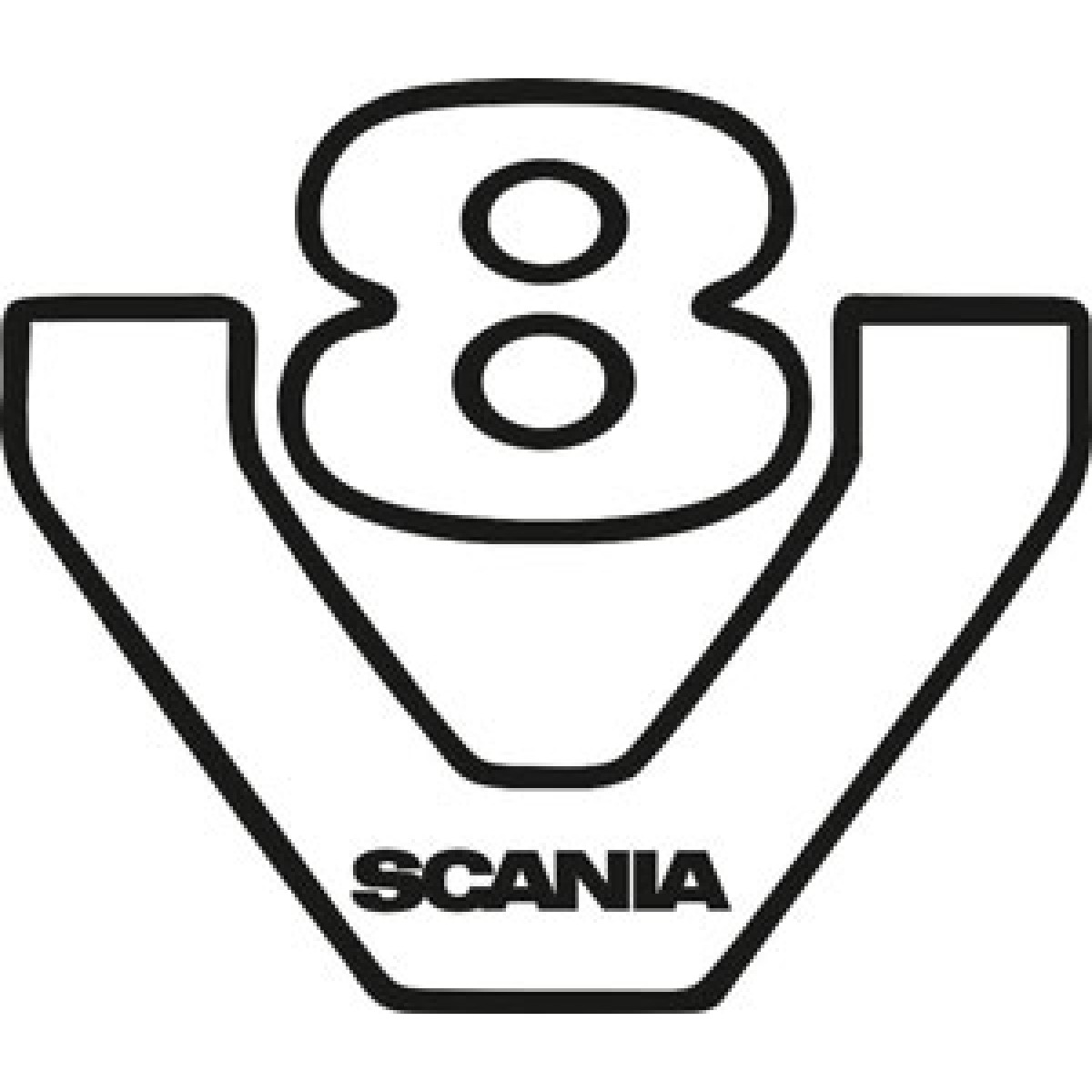 Scania V8 Logo - KibrisPDR