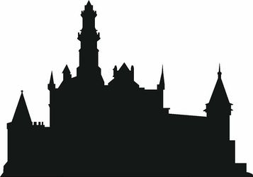 Detail Schloss Silhouette Nomer 14