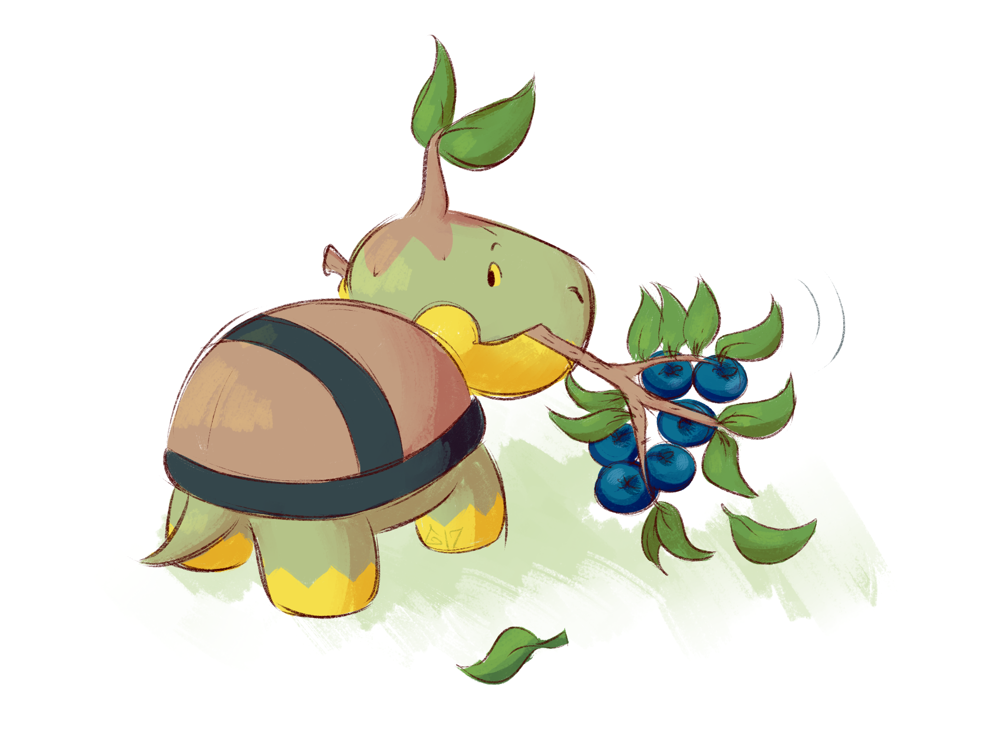 Detail Shiny Turtwig Nomer 28