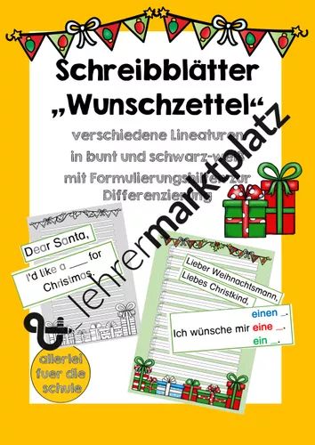 Detail Wunschzettel Schreiben Nomer 3