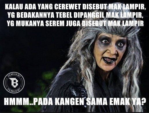 Detail Gambar Mak Lampir Lucu Nomer 4