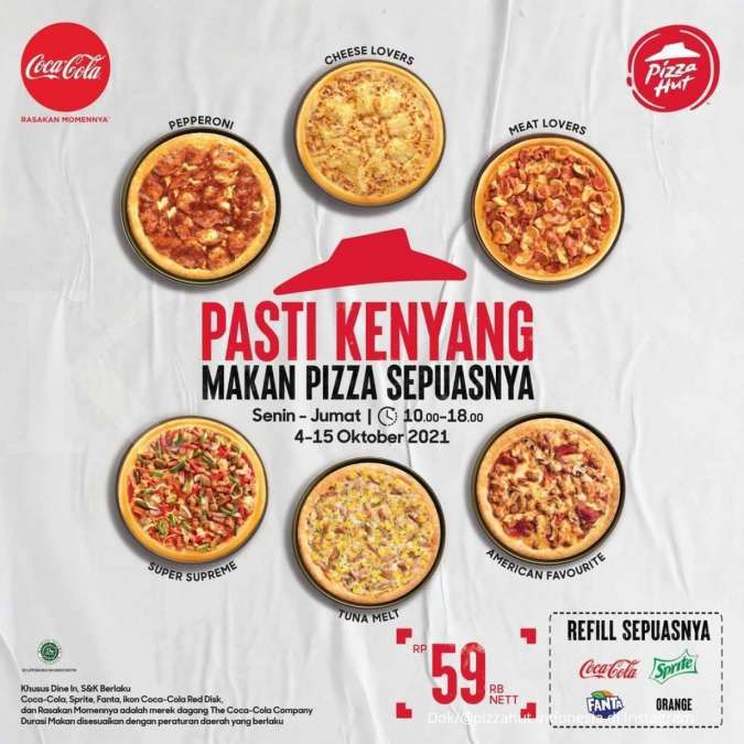 Detail Gambar Makan Pizza Hut Nomer 5