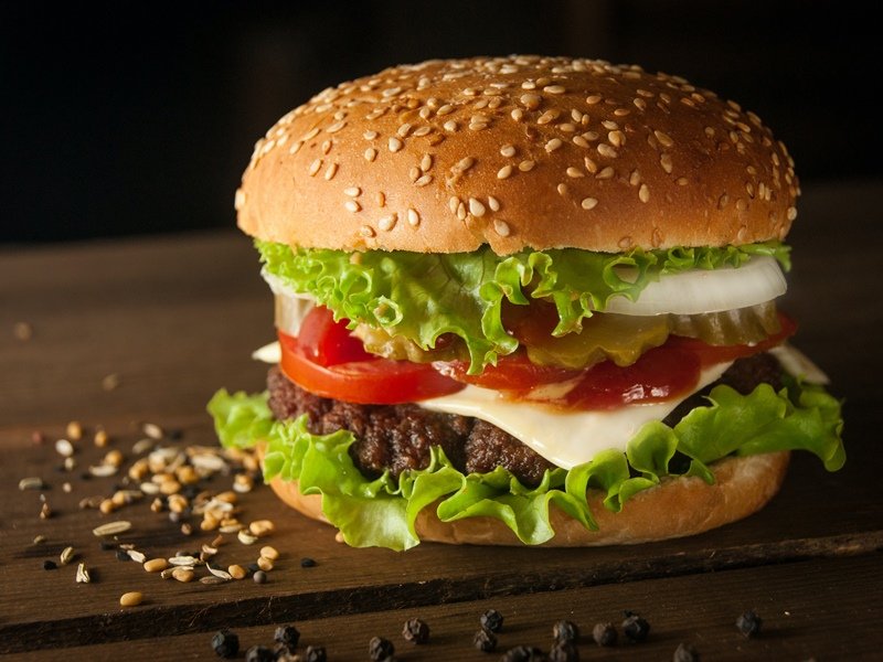 Detail Gambar Makanan Burger Nomer 12