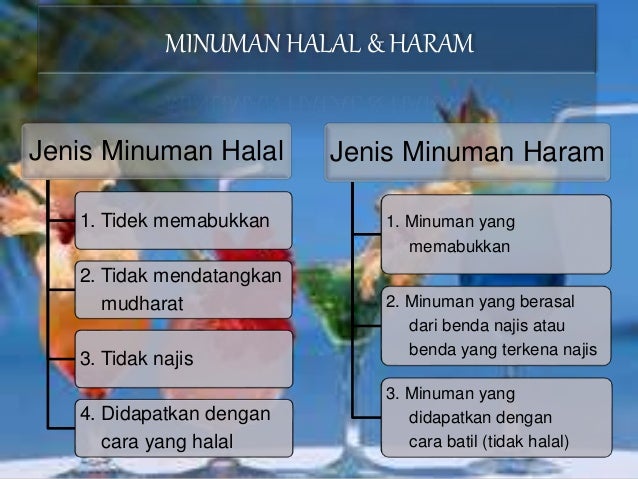 Detail Gambar Makanan Dan Minuman Yang Halal Dan Haram Nomer 28