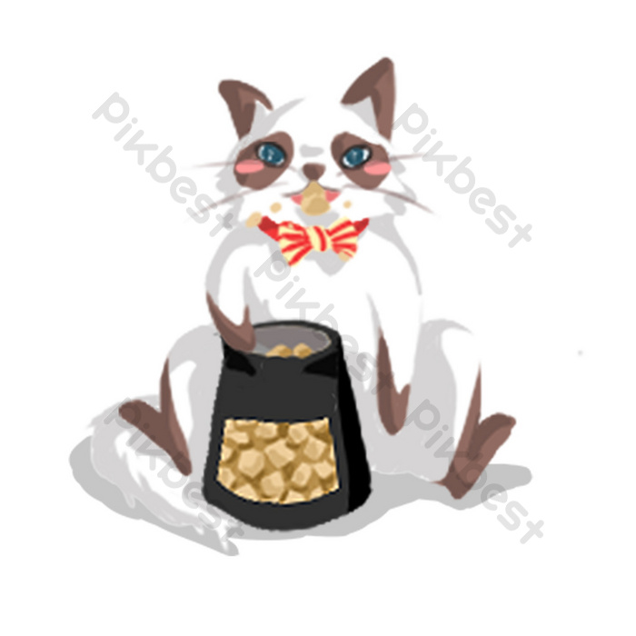 Detail Gambar Makanan Kucing Kartun Nomer 49