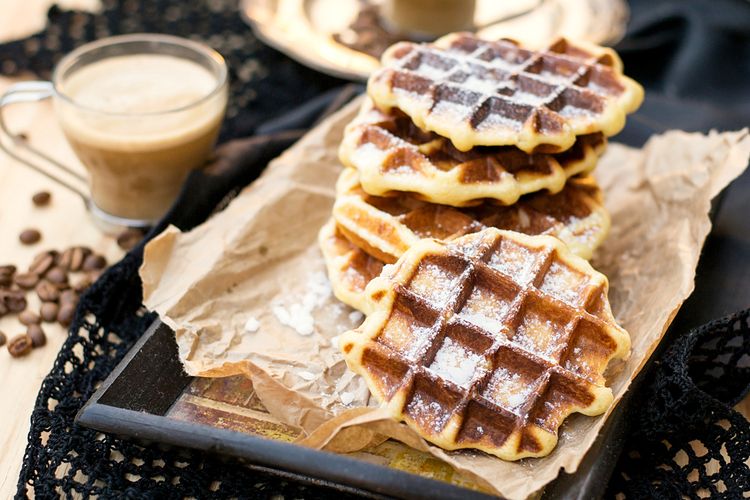 Gambar Makanan Waffle - KibrisPDR