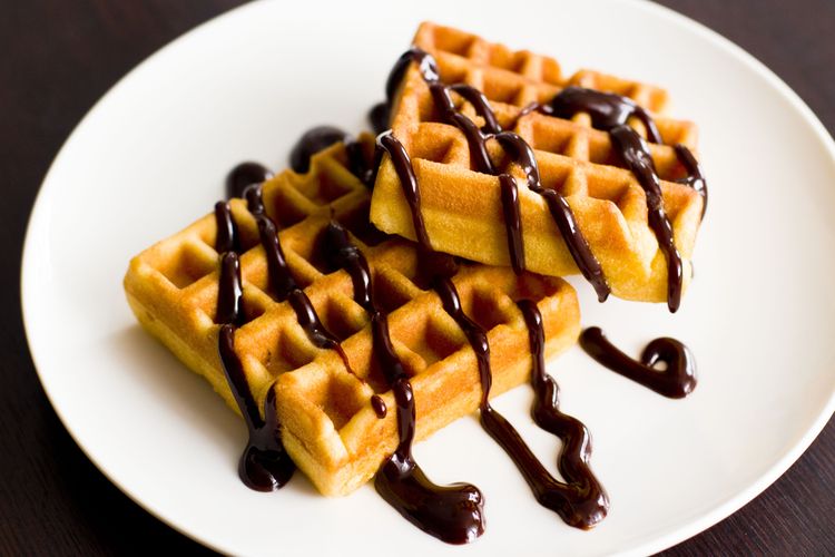 Detail Gambar Makanan Waffle Nomer 10