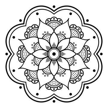 Detail Gambar Mandala Art Simple Nomer 11
