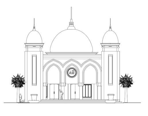 Detail Gambar Masjid 2 Dimensi Nomer 3