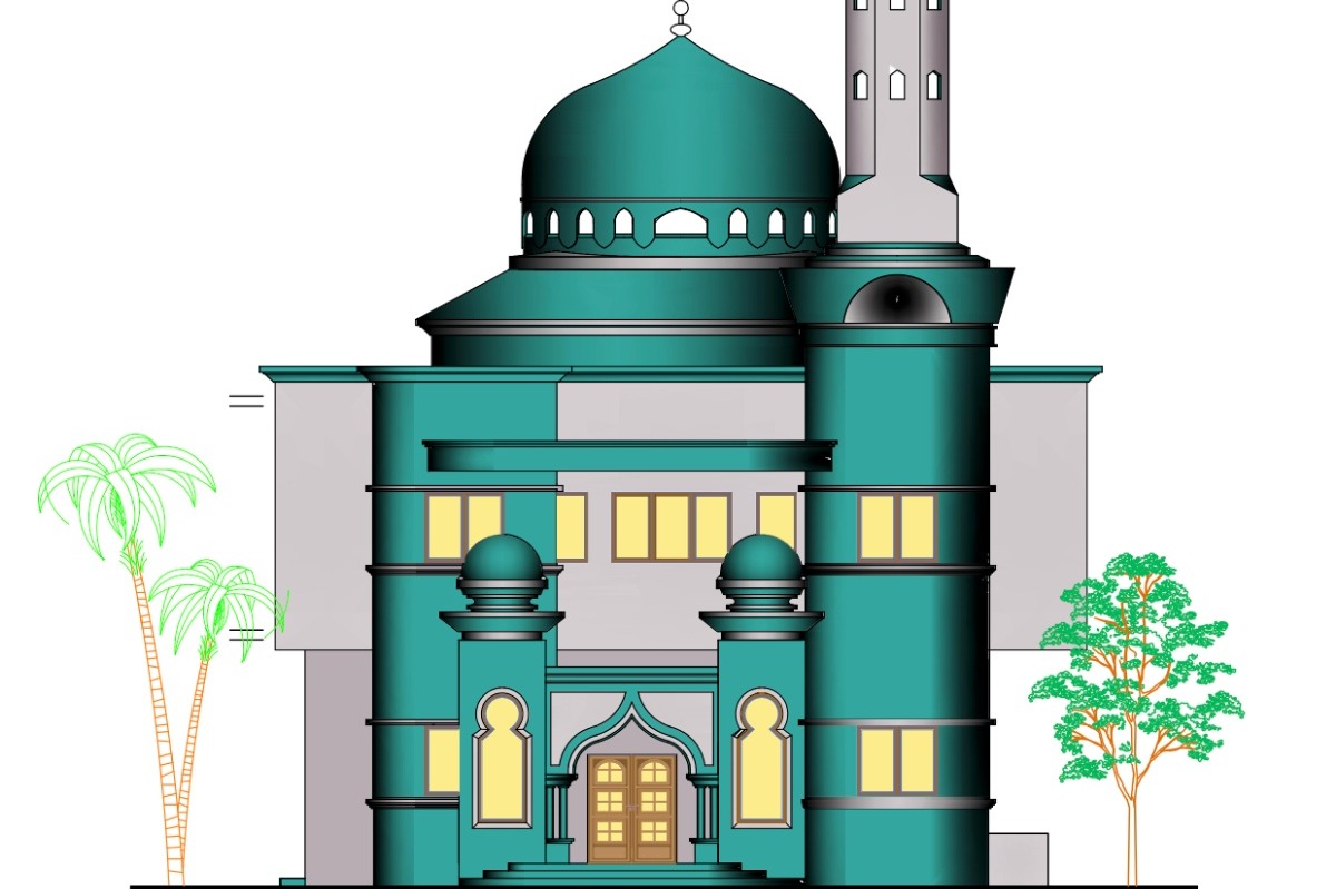 Detail Gambar Masjid 2 Dimensi Nomer 22