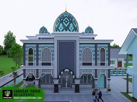 Detail Gambar Masjid Dua Lantai Nomer 3