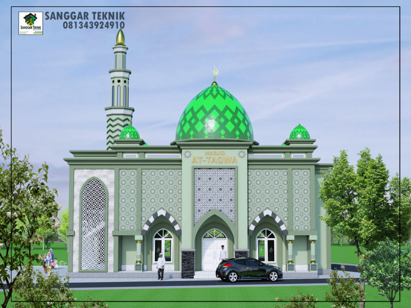 Detail Gambar Masjid Dua Lantai Nomer 37