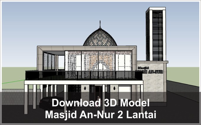 Detail Gambar Masjid Dua Lantai Nomer 47