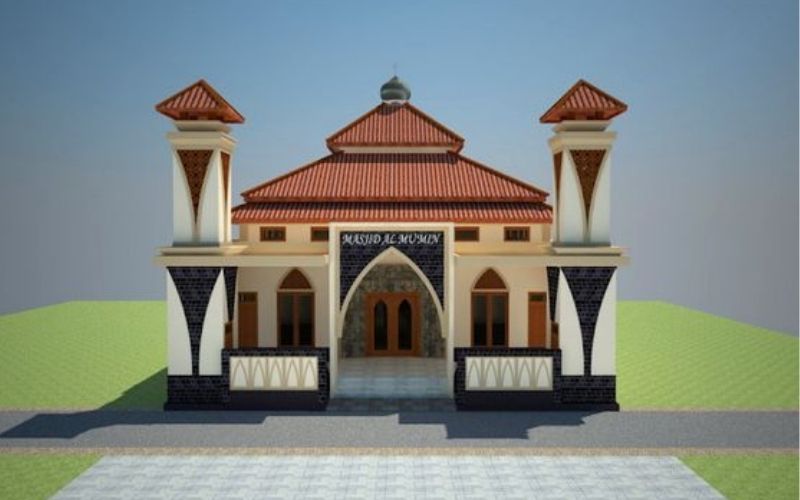 Detail Gambar Masjid Dua Lantai Nomer 48